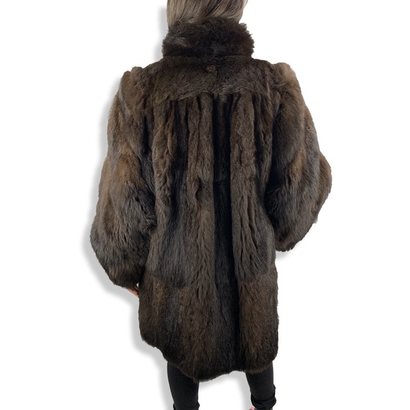 ❌SOLD❌1950’s BENIOFF’S balloon sleeves marten fur coat - Picture 5 of 8